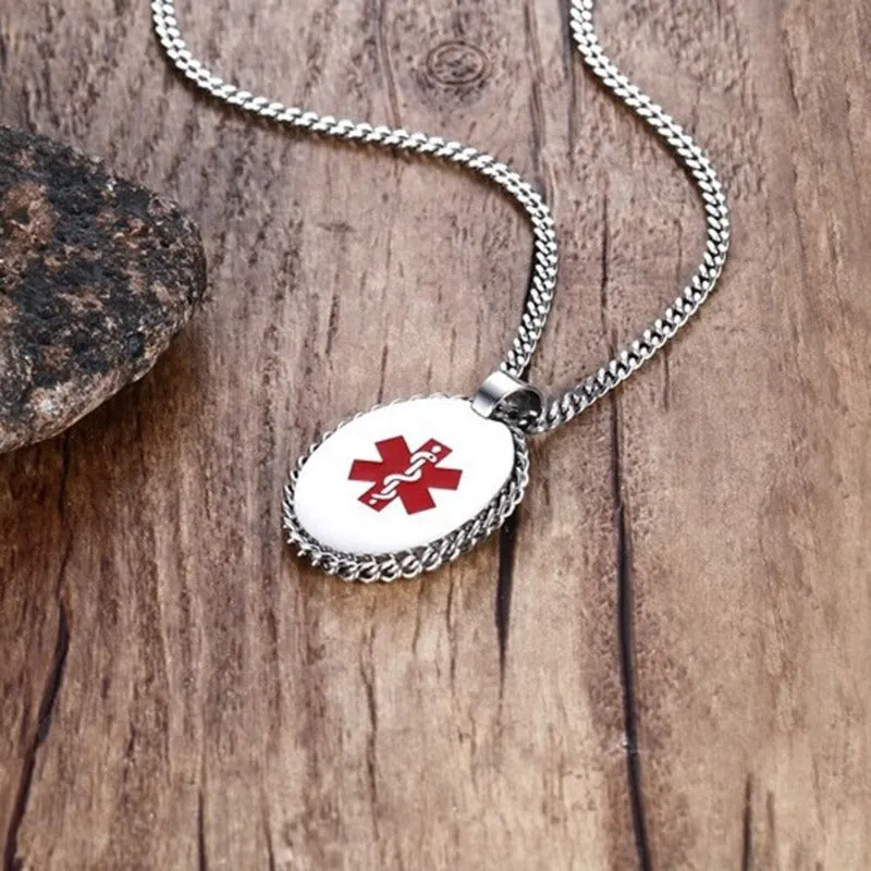 Stylish Engraved Stainless Steel Pendant for Personalization