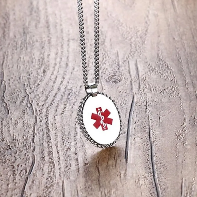 Stylish Engraved Stainless Steel Pendant for Personalization