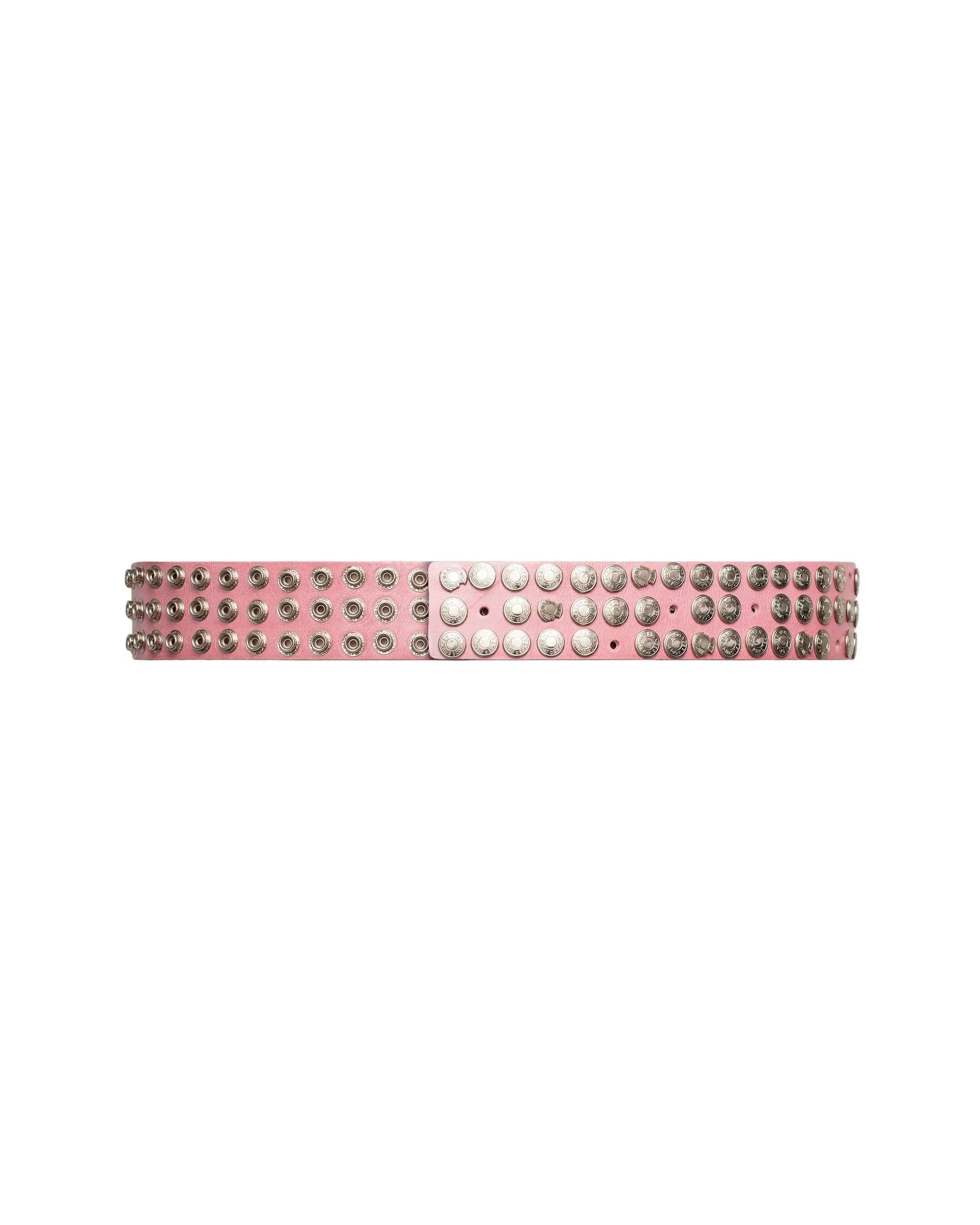 Pink Button Belt